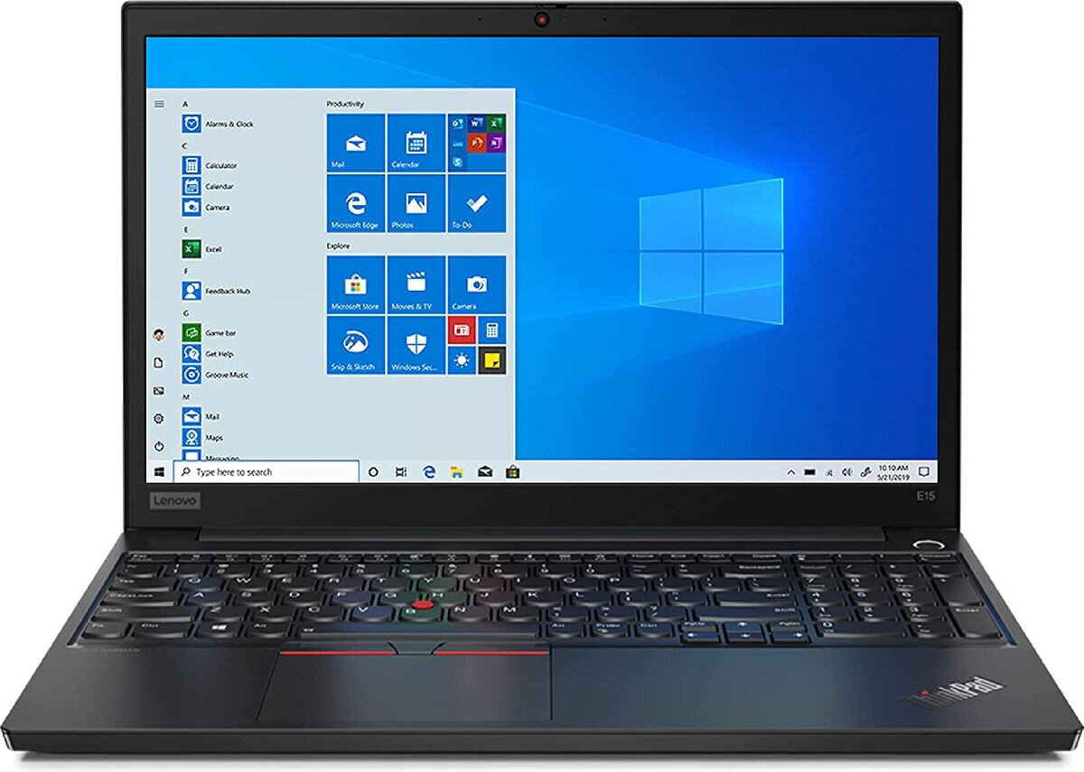 15.6" ThinkPad E15 i7-10510U 16GB 256GB SSD FHD RX640 Windows 10 Professional Portatīvais dators цена и информация | Portatīvie datori | 220.lv