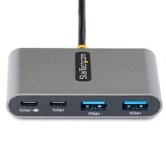 USB-разветвитель Startech 5G2A2CPDB-USB-C-HUB цена и информация | Адаптеры и USB разветвители | 220.lv