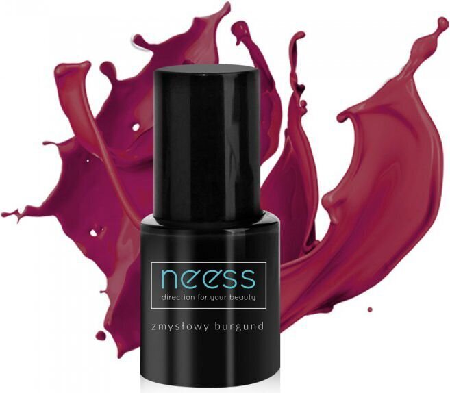 Hibrīda nagu laka Neess 7527 Sensual Burgundy, 4 ml цена и информация | Nagu lakas, stiprinātāji | 220.lv