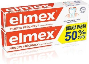 Zobu pasta Elmex Anti-Caries, 2 x 75 ml cena un informācija | Elmex Smaržas, kosmētika | 220.lv