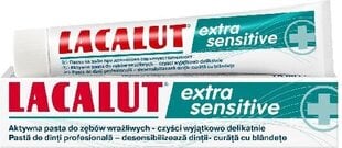 Zobu pasta jutīgiem zobiem Lacalut Extra Sensitive, 75 ml cena un informācija | Zobu pastas, birstes | 220.lv