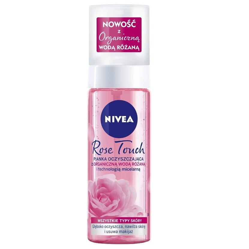 Attīrošas sejas putas Nivea Rose Touch, 150 ml cena un informācija | Sejas ādas kopšana | 220.lv