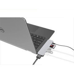 USB-разветвитель Targus GN21D-GRAY 60 W цена и информация | Адаптеры и USB разветвители | 220.lv