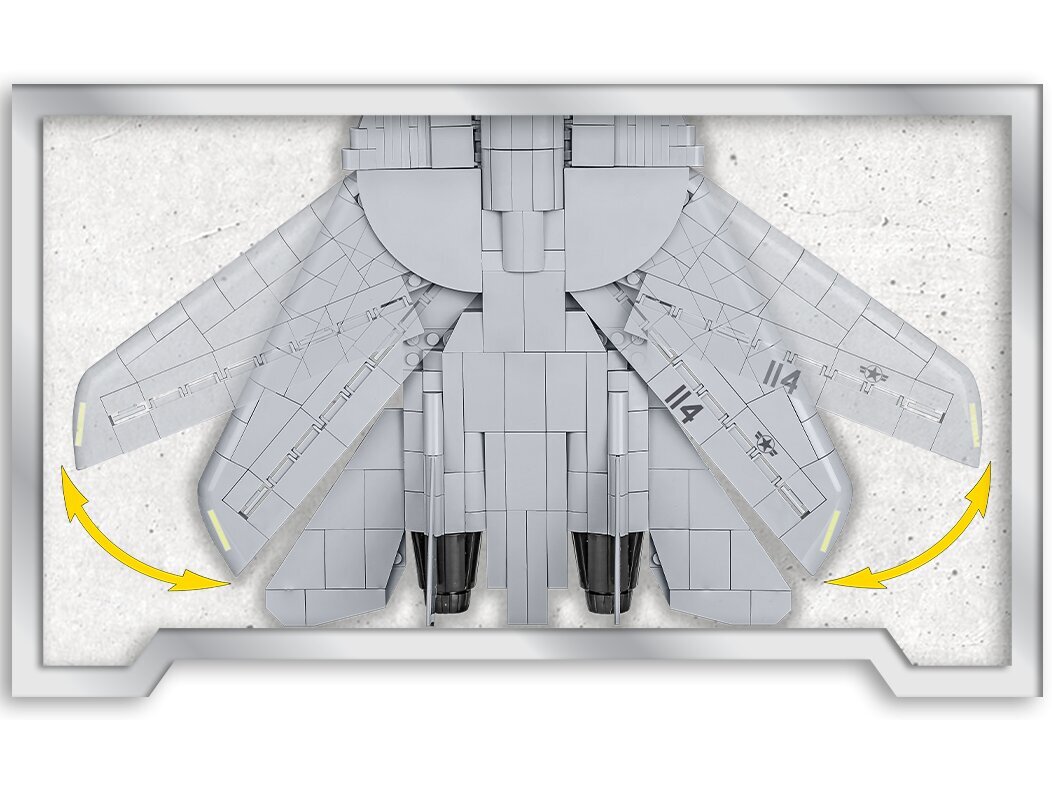 COBI - Konstruktors F-14A Tomcat™, 1/48, 5811A cena un informācija | Konstruktori | 220.lv