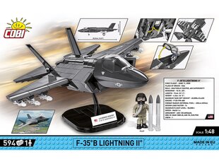 COBI - Konstruktors F-35B Lightning II USA, 1/48, 5829 цена и информация | Конструкторы и кубики | 220.lv