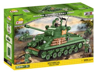 COBI - Конструктор M4A3E8 Sherman Easy Eight, 1/28, 2533 цена и информация | Конструкторы и кубики | 220.lv