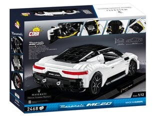 COBI - Конструктор Maserati MC20 - Executive Edition, 1/12, 24334 цена и информация | Конструкторы и кубики | 220.lv