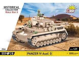 COBI - Конструктор Panzer IV Ausf.G, 1/29, 2546 цена и информация | Конструкторы и кубики | 220.lv