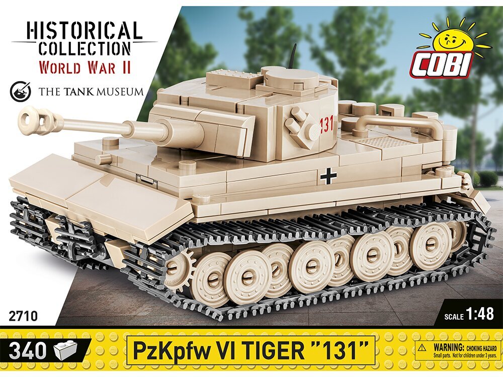 COBI - Konstruktors PzKpfw VI Tiger 131, 1/48, 2710 cena un informācija | Konstruktori | 220.lv