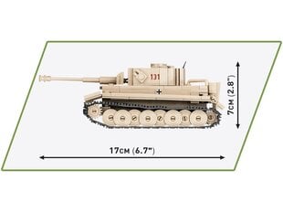 COBI - Konstruktors PzKpfw VI Tiger 131, 1/48, 2710 цена и информация | Конструкторы и кубики | 220.lv