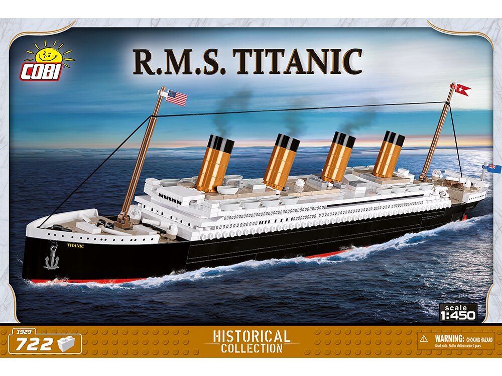 COBI - Konstruktors RMS Titanic, 1/450, 1929 cena un informācija | Konstruktori | 220.lv