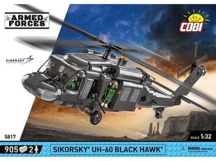 COBI - Конструктор Sikorsky UH-60 Black Hawk, 1/32, 5817 цена и информация | Конструкторы и кубики | 220.lv