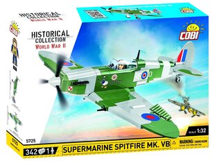 COBI - Конструктор Supermarine Spitfire Mk.VB, 1/32, 5725 цена и информация | Конструкторы и кубики | 220.lv