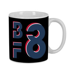 Кружка Mug BlackFit8 Urban Керамика Чёрный Тёмно Синий (350 ml) цена и информация | Стаканы, фужеры, кувшины | 220.lv