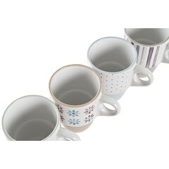 Кружка Mug DKD Home Decor Керамика, 400 мл, 4 шт. цена и информация | Стаканы, фужеры, кувшины | 220.lv