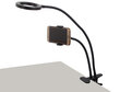 24 LED galda lampa ar klipu tālruņa turētāju cena un informācija | Galda lampas | 220.lv