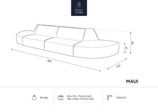 Āra dīvāns Calme Jardin Maui, zils cena un informācija | Dārza krēsli | 220.lv