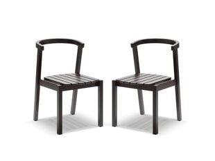 Комплект из 2 садовых стульев Calme Jardin Kawala, коричневый цена и информация | Садовые стулья, кресла, пуфы | 220.lv