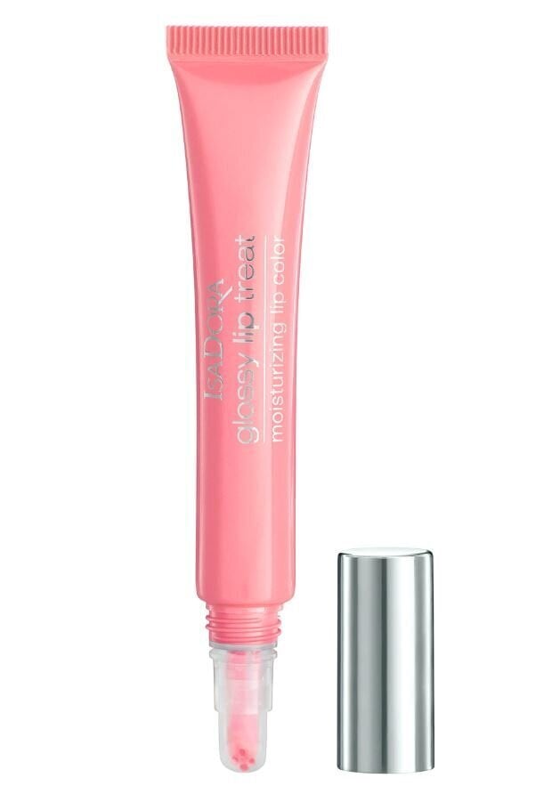 Lūpu spīdums Isadora Glossy Lip Treat 61 Pink Punch, 13 ml cena un informācija | Lūpu krāsas, balzāmi, spīdumi, vazelīns | 220.lv