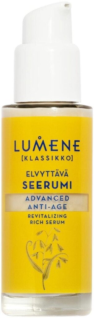 Sejas serums Lumene Klassikko Advanced Anti-Age, 30 ml cena un informācija | Serumi sejai, eļļas | 220.lv