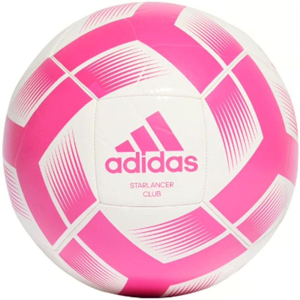 Futbola bumba Adidas Starlancer, rozā, 5. izmērs cena un informācija | Futbola bumbas | 220.lv