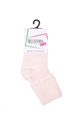 Zīdaiņu zeķes B600 (org.kokvilna) rozā цена и информация | Колготки, носочки для новорожденных | 220.lv