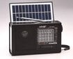 Radio uztvērējs ar saules bateriju + laterna cena un informācija | Radioaparāti, modinātājpulksteņi | 220.lv