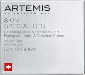 Nostiprinošs krēms kaklam un dekoltē zonai, 50 ml Artemis Skin Specialists Re-Firm Neck & Decollete Cream cena un informācija | Sejas krēmi | 220.lv