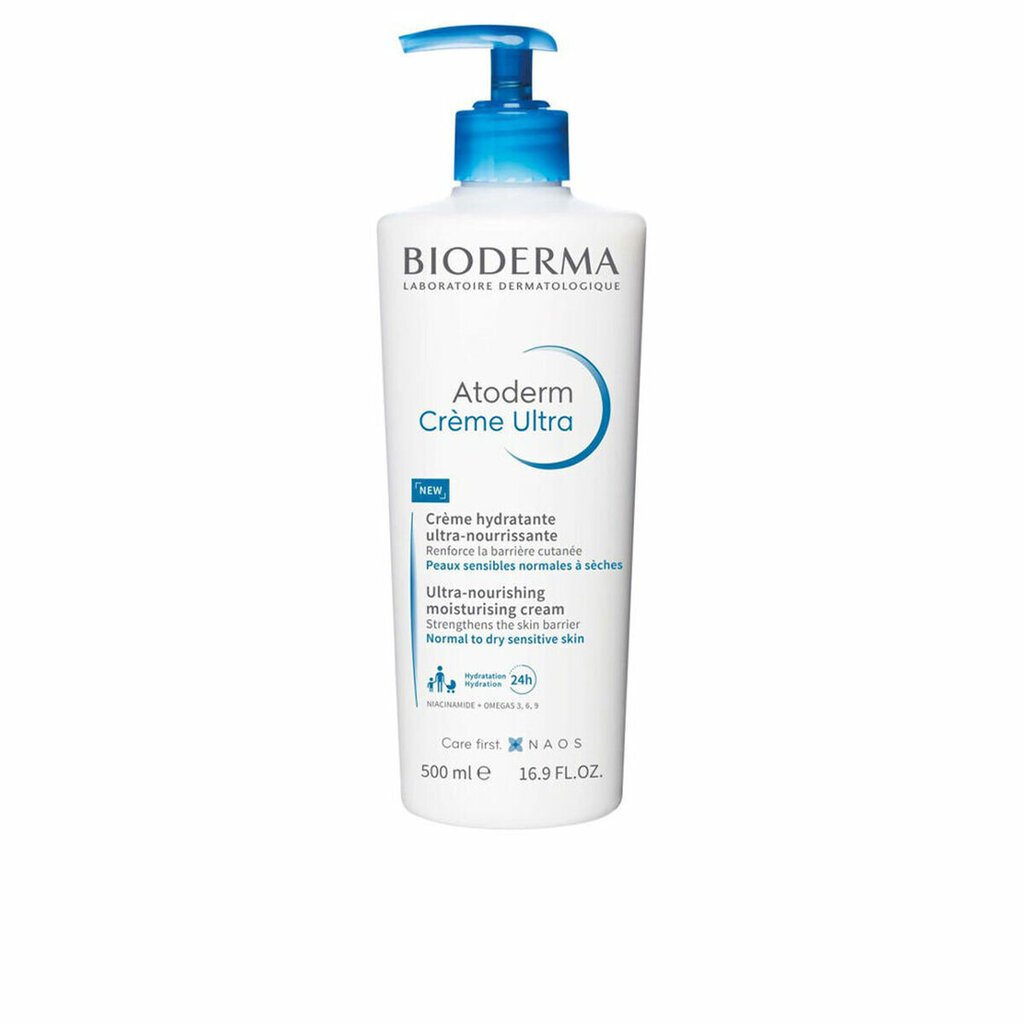 Ķermeņa krēms Bioderma Atoderm, 500 ml cena un informācija | Ķermeņa krēmi, losjoni | 220.lv