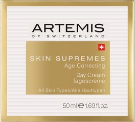 Dienas krēms nobriedušai ādai, Artemis Skin Supremes Age Correcting Day Cream 50 ml cena un informācija | Sejas krēmi | 220.lv