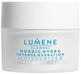 Sejas krēms Lumene Lähde Nordic Hydra Intense Hydration Fragrance-Free, 50 ml cena un informācija | Sejas krēmi | 220.lv