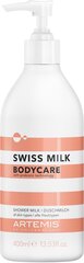 Artemis Swiss Milk Shower Milk ķermeņa mazgāšanas līdzeklis, 400 ml cena un informācija | Dušas želejas, eļļas | 220.lv