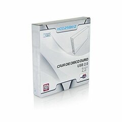 Cietā diska korpuss 2,5&quot; USB 3GO HDD25BK12 cena un informācija | Cieto disku somas un apvalki | 220.lv