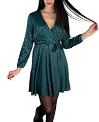 Zaļa kleita ar jostiņu cena un informācija | Kleitas | 220.lv