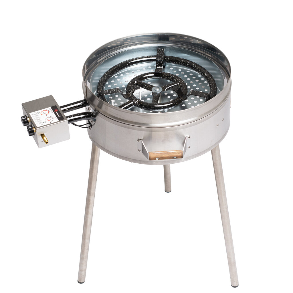 Pannas un vāka komplekts GrillSymbol Cataplana WP-545 inox CAT, ø 54 cm cena un informācija | Grila, barbekjū piederumi un aksesuāri | 220.lv