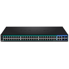 Slēdzis Trendnet TPE-5048WS Gigabit Ethernet, melns cena un informācija | Komutatori (Switch) | 220.lv