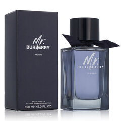 Tualetes ūdens vīriešiem Burberry EDT Mr. Burberry Indigo (150 ml) cena un informācija | Vīriešu smaržas | 220.lv