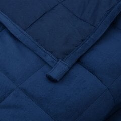 vidaXL smaguma sega, zila, 200x220 cm, 9 kg, audums cena un informācija | Segas | 220.lv