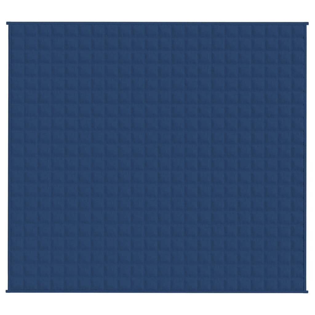 vidaXL smaguma sega, zila, 200x225 cm, 9 kg, audums cena un informācija | Segas | 220.lv