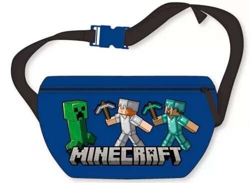 Vidukļa soma zēniem Minecraft 22cm цена и информация | Bērnu aksesuāri | 220.lv