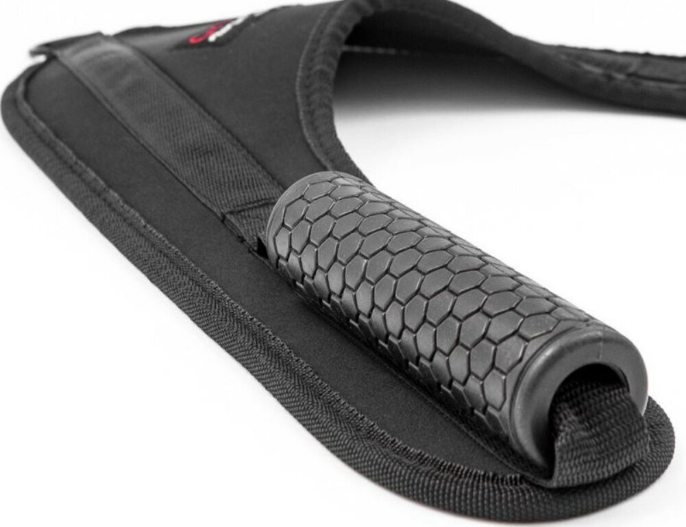 Treniņu aksesuārs Gymstick Ab Crunch Strap, melns cena un informācija | Svari, hanteles, stieņi | 220.lv