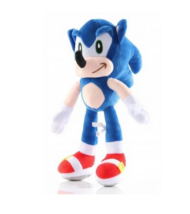 Mīksta plīša rotaļlieta Sonic the Hedgehog, 30 cm cena un informācija | Mīkstās (plīša) rotaļlietas | 220.lv