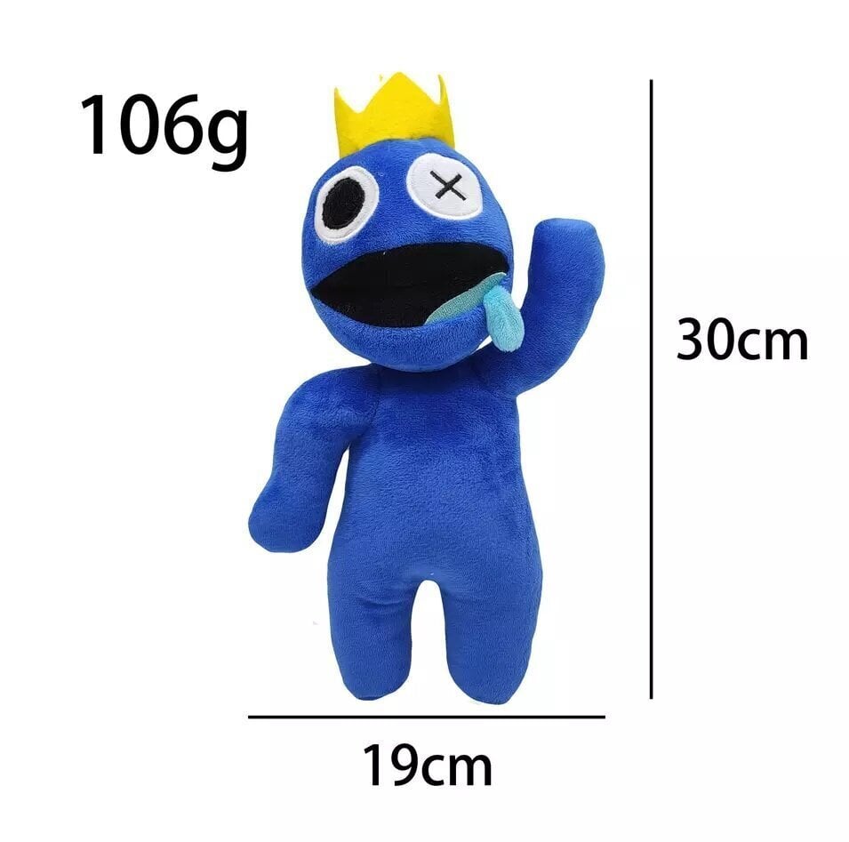 Mīksta plīša rotaļlieta Rainbow friends, Blue says hello, 30cm cena un informācija | Mīkstās (plīša) rotaļlietas | 220.lv