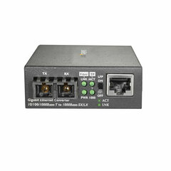 Конвертер от RJ45 до волоконной оптики Startech MCMGBSCSM10 1 Gbps цена и информация | Адаптеры и USB разветвители | 220.lv