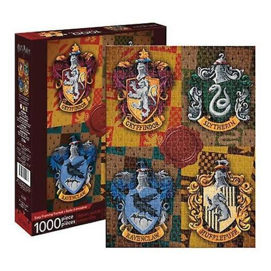 Harija Potera puzle 1000 vairogi 65303 cena un informācija | Puzles, 3D puzles | 220.lv