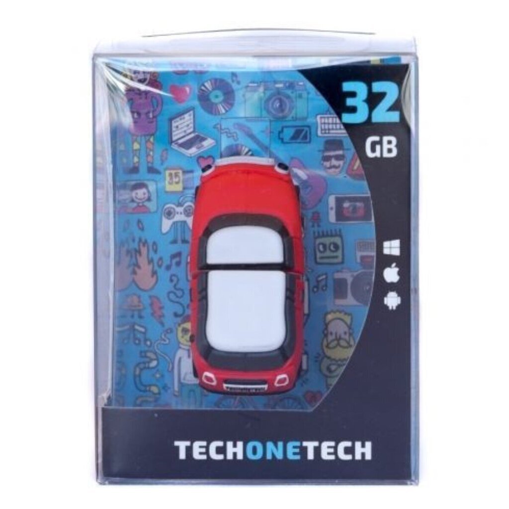 USB atmiņa Tech One Tech Mini cooper S 32 GB cena un informācija | USB Atmiņas kartes | 220.lv