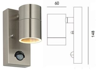 Wall-006 lampa (GU10) - cena un informācija | Āra apgaismojums | 220.lv