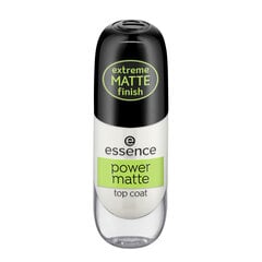 Фиксатор лака для ногтей Essence Power Matte, 8 мл цена и информация | Лаки для ногтей, укрепители | 220.lv