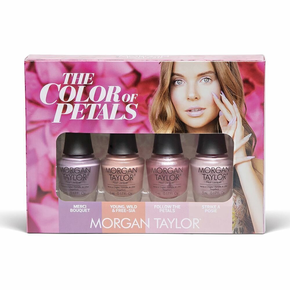 Nagu laka Morgan Taylor The Colors Of Petals (4 gb.) цена и информация | Nagu lakas, stiprinātāji | 220.lv
