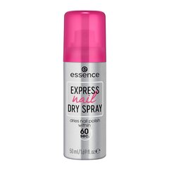 Подсушивающий спрей для ногтей Essence Express Nail Dry Spray, 50 мл цена и информация | Лаки для ногтей, укрепители | 220.lv